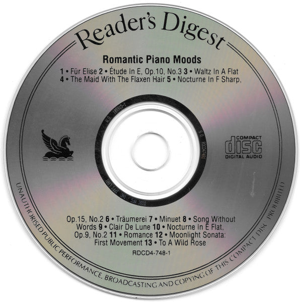 Various : Romantic Piano Moods (CD)