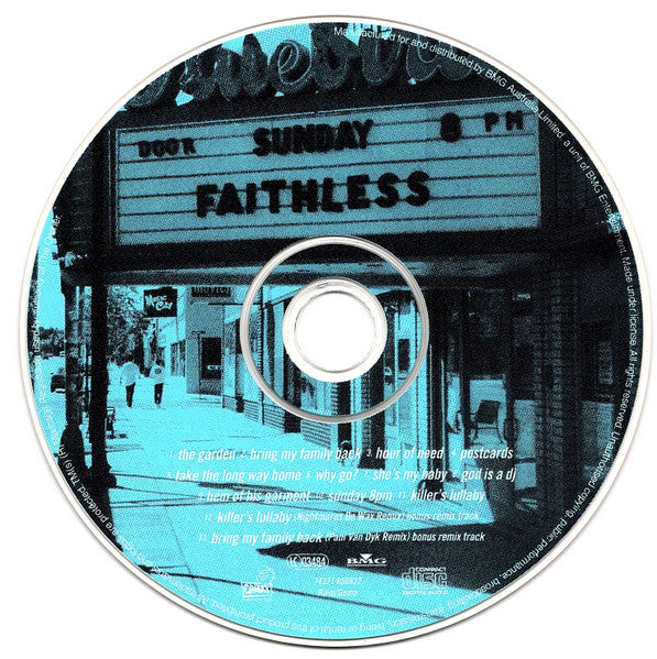 Faithless : Sunday 8PM (CD, Album, P/Mixed, S/Edition)