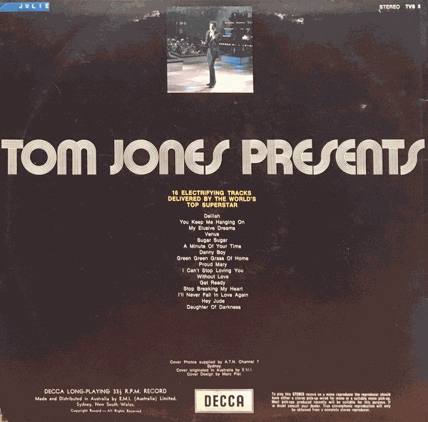 Tom Jones : Tom Jones Presents... (LP, Comp)