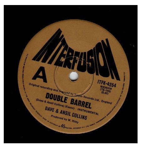 Dave & Ansil Collins* : Double Barrel (7", Single)