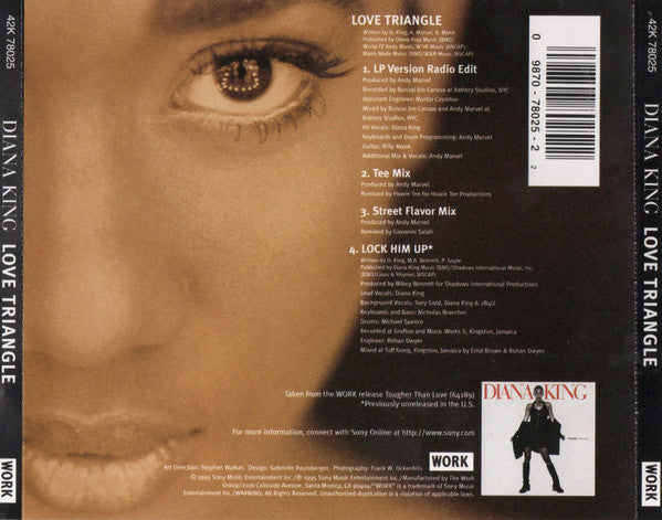 Diana King : Love Triangle (CD, Maxi)