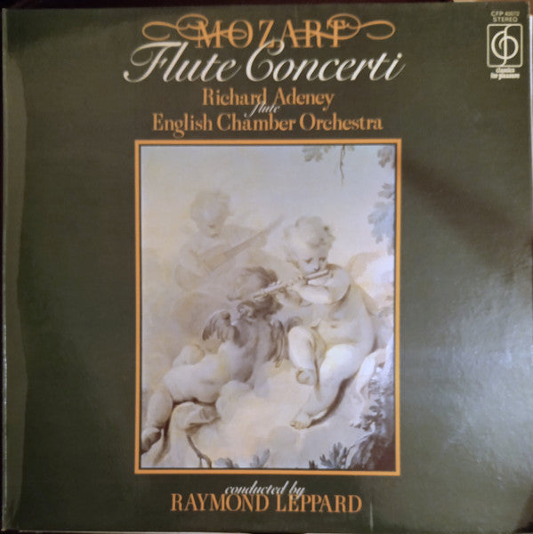 Wolfgang Amadeus Mozart ; Richard Adeney, English Chamber Orchestra Conducted By Raymond Leppard : Flute Concerti (LP)