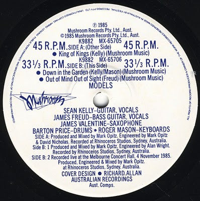 Models (2) : King Of Kings (7", Single, Ltd)