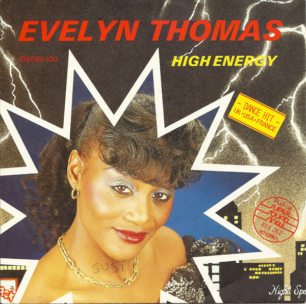 Evelyn Thomas : High Energy (7", Single)