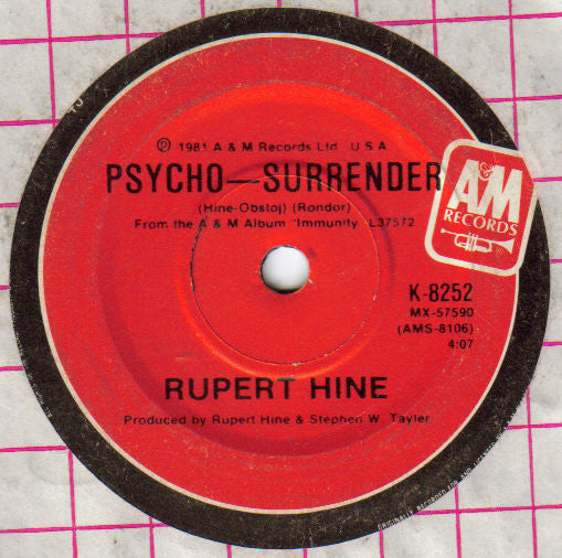 Rupert Hine : Misplaced Love (7", Single)