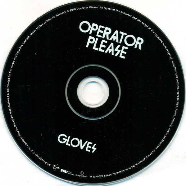 Operator Please : Gloves (CD, Album)