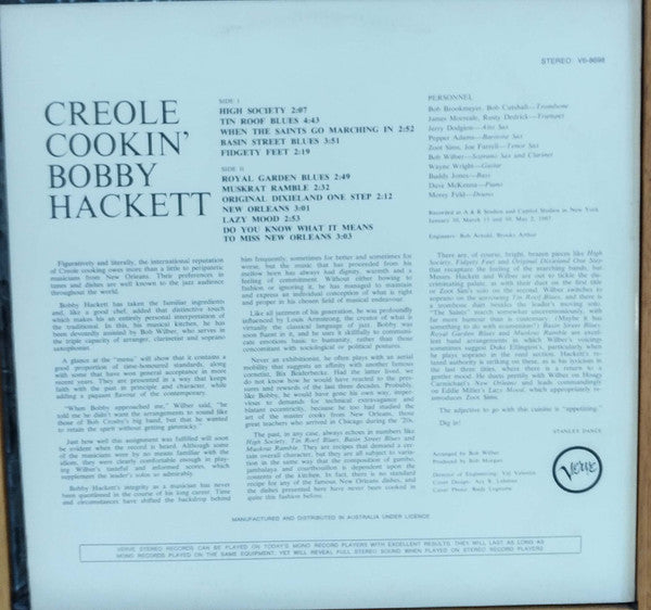 Bobby Hackett : Creole Cookin' (LP, Album)