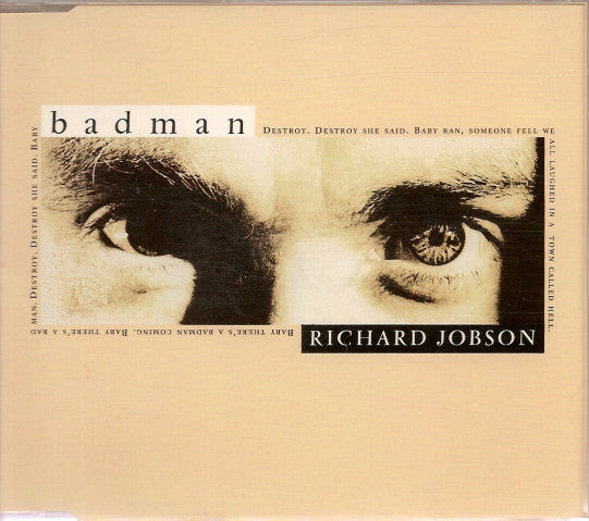 Richard Jobson : Badman (CD, Single)