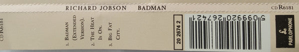 Richard Jobson : Badman (CD, Single)