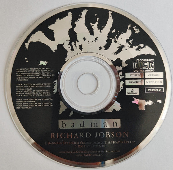 Richard Jobson : Badman (CD, Single)
