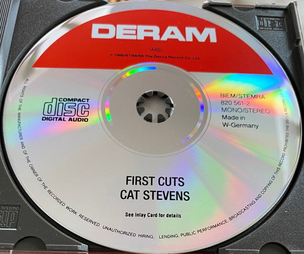 Cat Stevens : First Cuts (CD, Comp, Mono, RM)