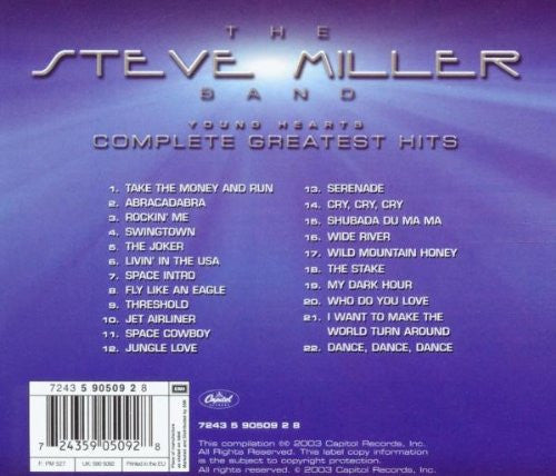 Steve Miller Band : Young Hearts: Complete Greatest Hits (CD, Comp, RM)