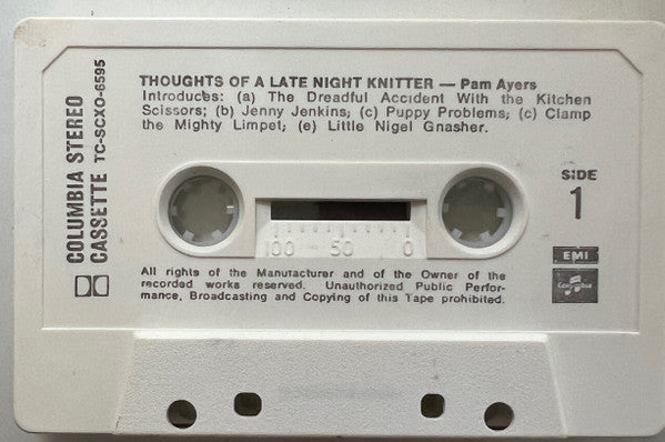 Pam Ayres : Thoughts Of A Late-Night Knitter (Cass, Album, RE)