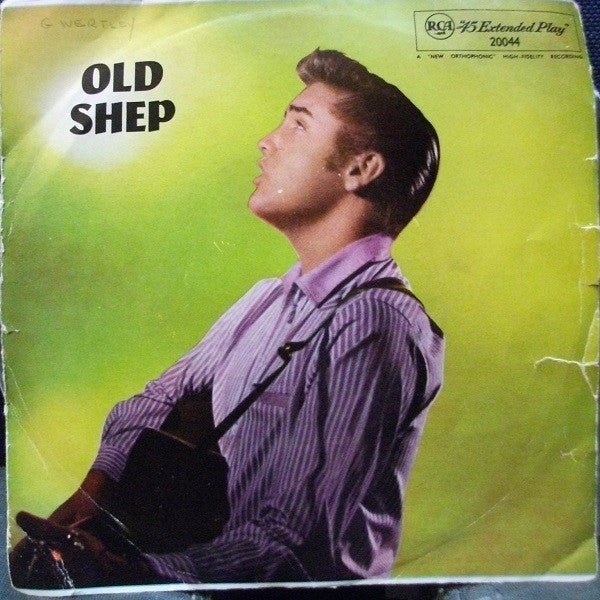 Elvis Presley : Old Shep (7", EP, RE, Bla)