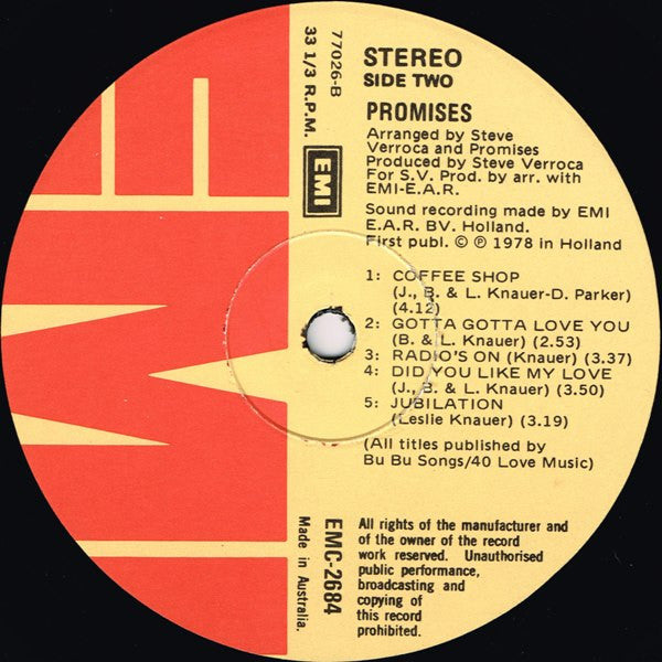 Da Promises Buy Promises : Promises (LP, Album) Online for a great price – Glitter ...