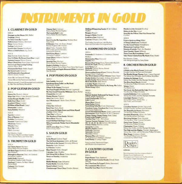 Various : Instruments In Gold (8xLP, Comp + Box)