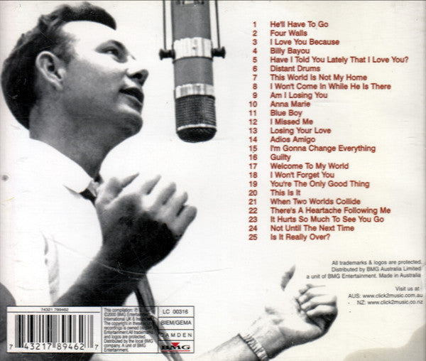 Jim Reeves : Greatest Hits (CD, Comp)