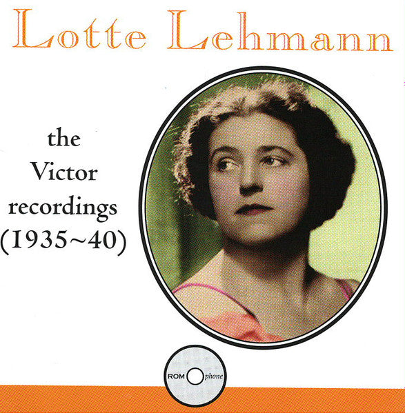 Lotte Lehmann : The Victor Recordings (1935 - 40) (2xCD, Comp, RE, RM)