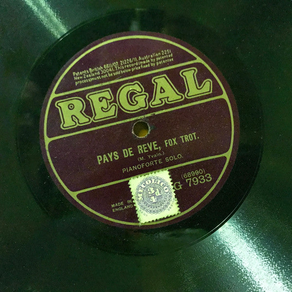 Unknown Artist : Pays De Reve / Electric Girl (Shellac, 10")