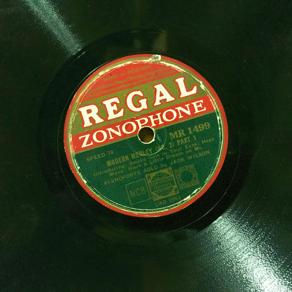 Jack Wilson (18) : Modern Medley (No. 2) (Shellac, 10")