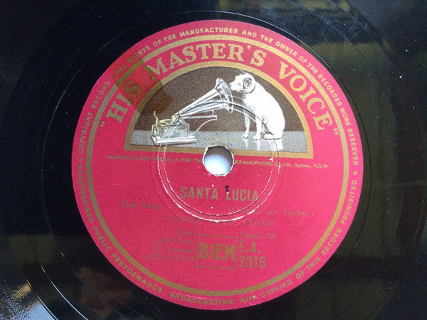 Die Wiener Sängerknaben : Santa Lucia / Blue Danube Waltz (Shellac, 10")