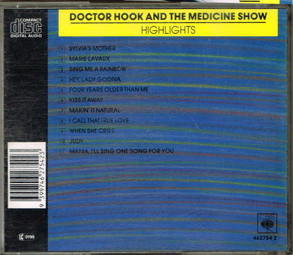 Dr. Hook & The Medicine Show : Highlights (CD, Comp, RE)