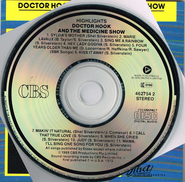 Dr. Hook & The Medicine Show : Highlights (CD, Comp, RE)