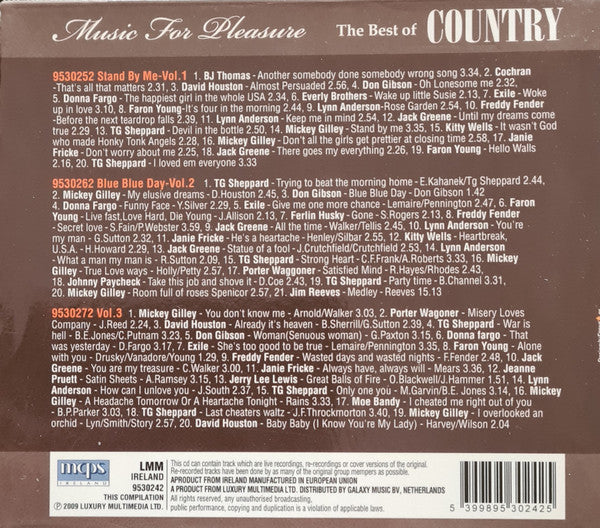 Various : The Best Of Country (3xCD, Comp, Box)