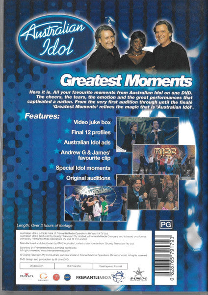 Australian Idol : Greatest Moments (DVD)