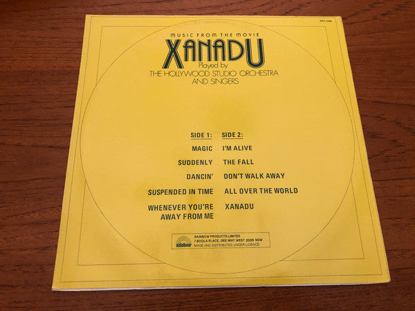 The Hollywood Studio Orchestra And Singers : Music From The Movie Xanadu (LP, Comp)