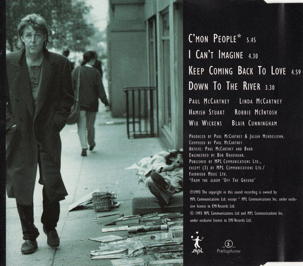 Paul McCartney : C'mon People (CD, Single)