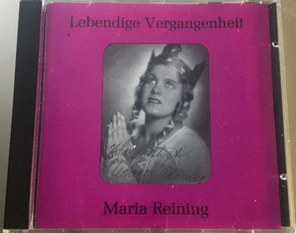 Maria Reining : Maria Reining (CD, Album, Comp, Mono)