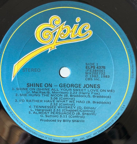 George Jones (2) : Shine On (LP, Album)