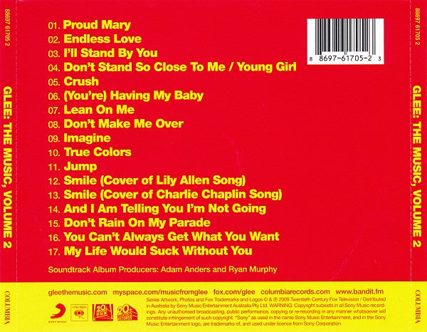 Glee Cast : Glee: The Music, Season One, Volume 2 (CD, Album)