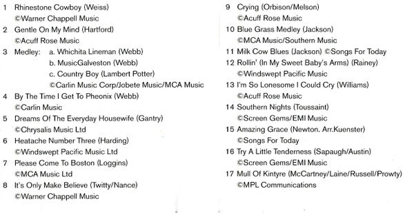 Glen Campbell : Rhinestone Cowboy (CD, Comp)