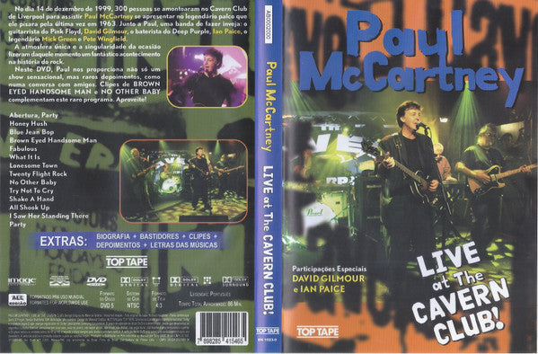 Paul McCartney : Live At The Cavern Club! (DVD-V, RE, Multichannel, NTSC, AB)