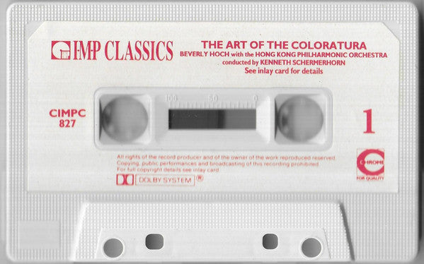 Beverly Hoch : The Art Of The Coloratura (Cass, Comp)