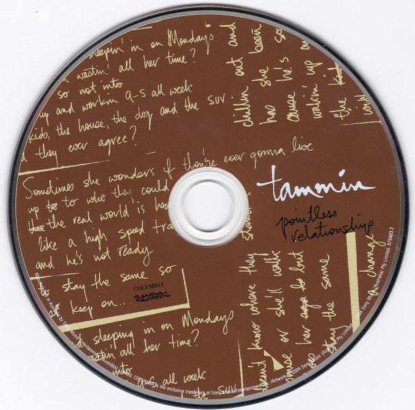 Tammin : Pointless Relationship (CD, Single)