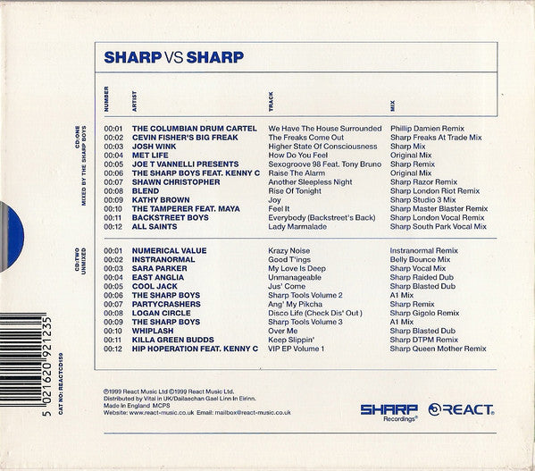 Various : Sharp vs. Sharp (CD, Mixed + CD, Comp)