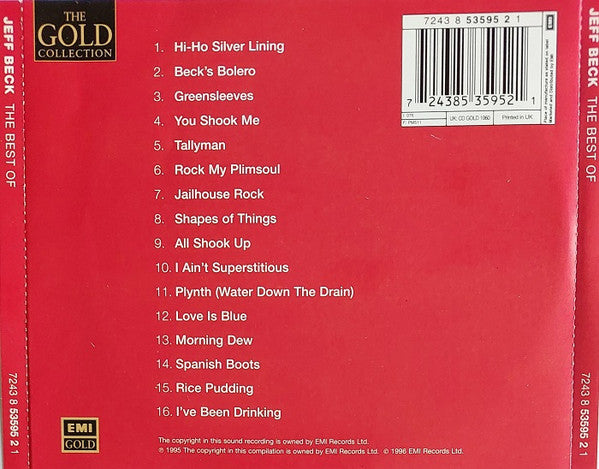 Jeff Beck : The Best Of (CD, Comp)