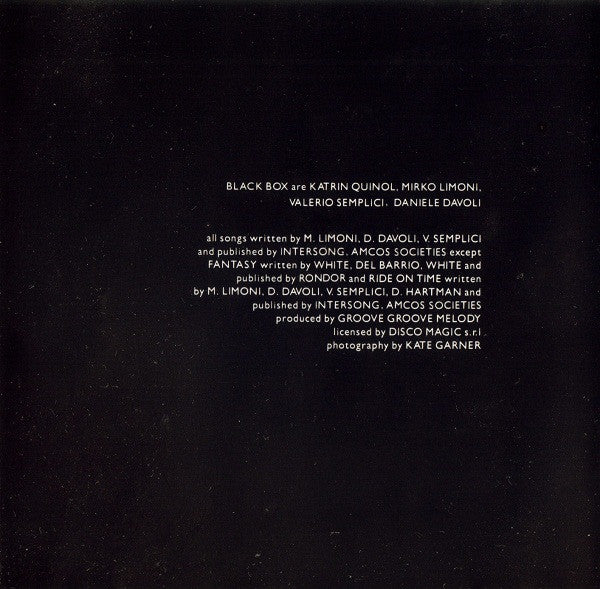 Black Box : Dreamland (CD, Album)