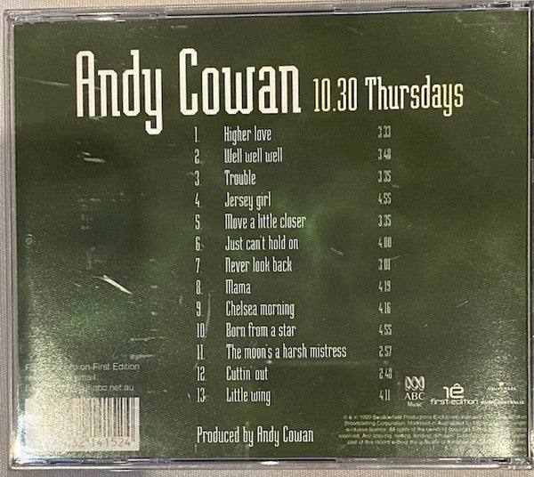 Andy Cowan : 10.30 Thursdays (CD, Album, RE)