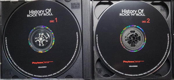 Various : History of Rock 'N' Roll (4xCD, Comp + Box)