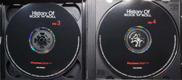 Various : History of Rock 'N' Roll (4xCD, Comp + Box)
