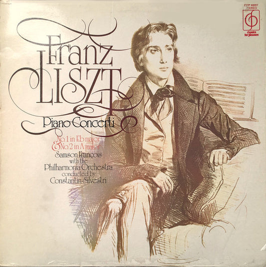 Franz Liszt - Samson François With The Philharmonia Orchestra, Constantin Silvestri : Piano Concerti (No. 1 In Eb Major & No. 2 In A Major) (LP, RE)