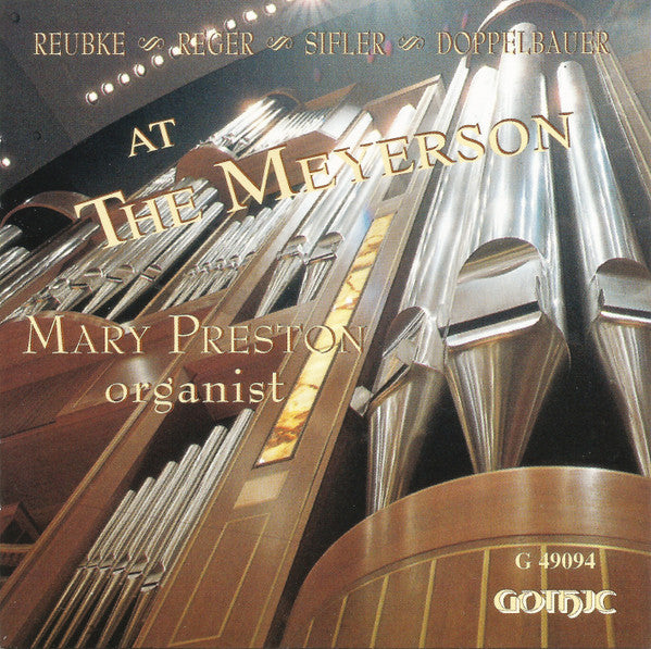 Mary Preston (3) : At The Meyerson (CD, Album, RP)
