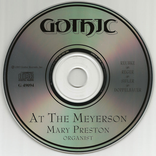 Mary Preston (3) : At The Meyerson (CD, Album, RP)