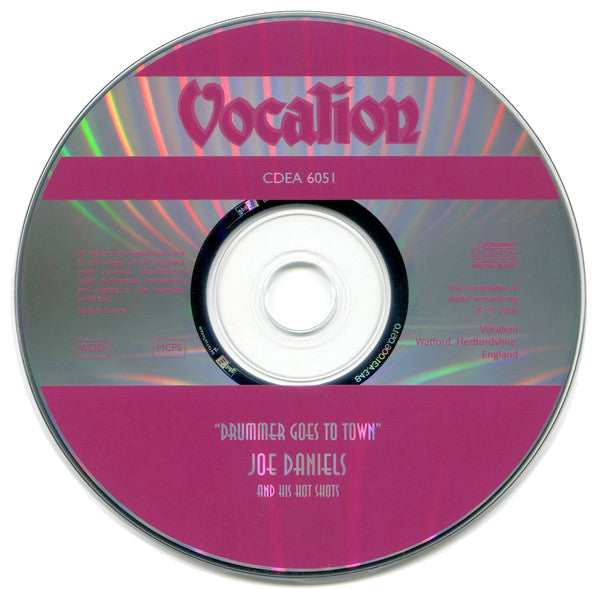 Joe Daniels & His Hot Shots* : Drummer Goes To Town (CD, Comp, RM)