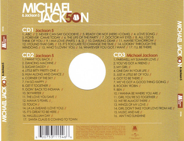 Michael Jackson & The Jackson 5 : The Motown Years (3xCD, Comp)