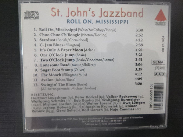 St. John's Jazzband : Roll On, Mississippi (CD, RM)